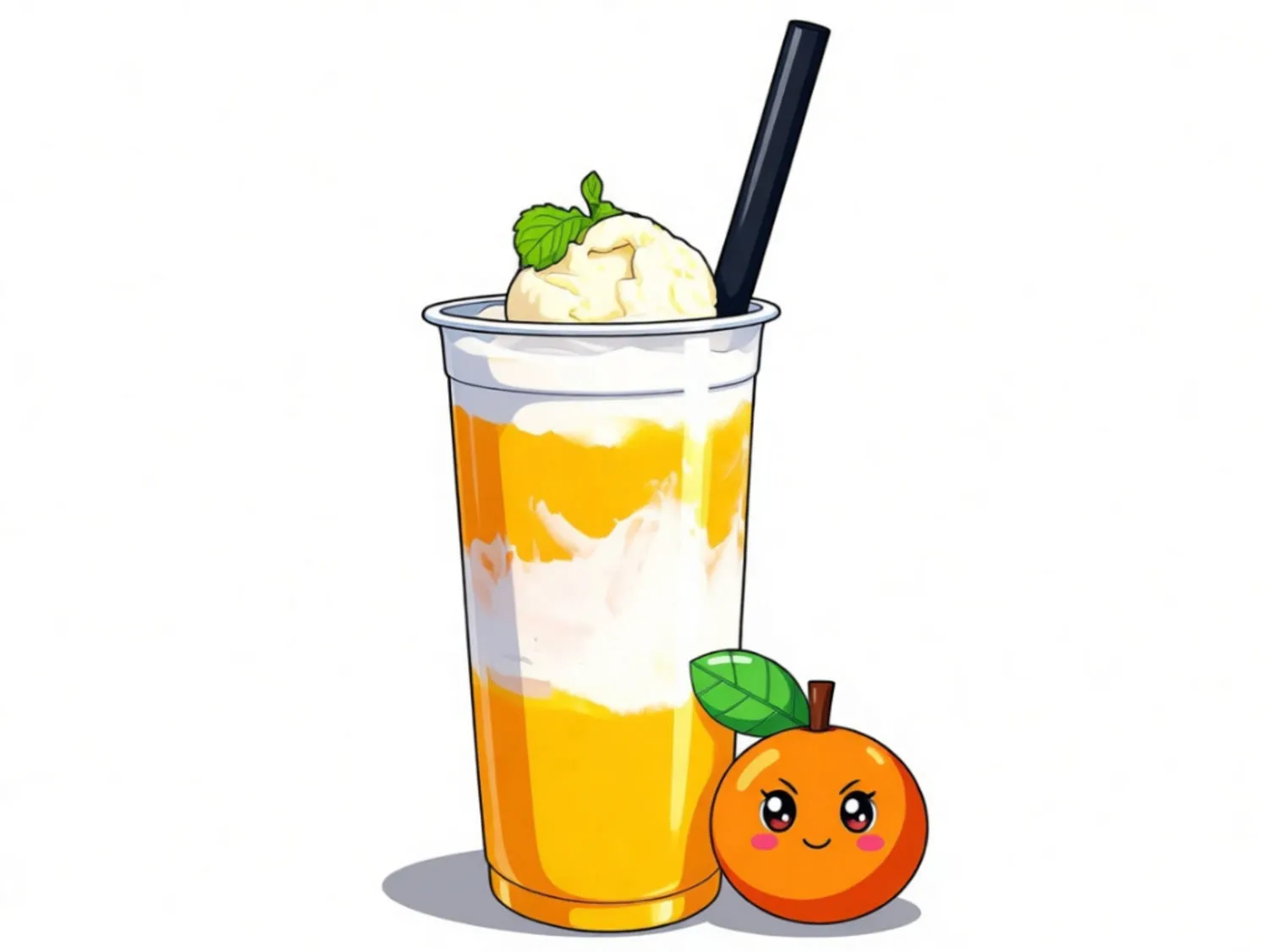 Blended Creamsicle Affogato